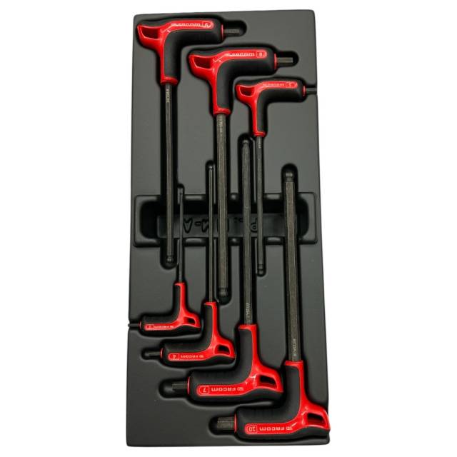 7 Piece Metric Ball End T handles